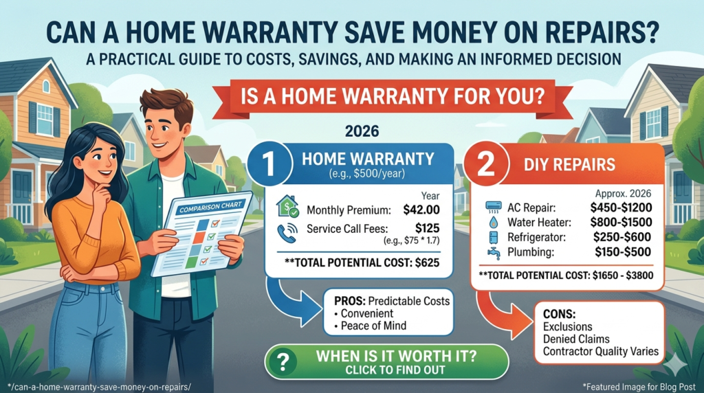 can a home warranty save money on repairs