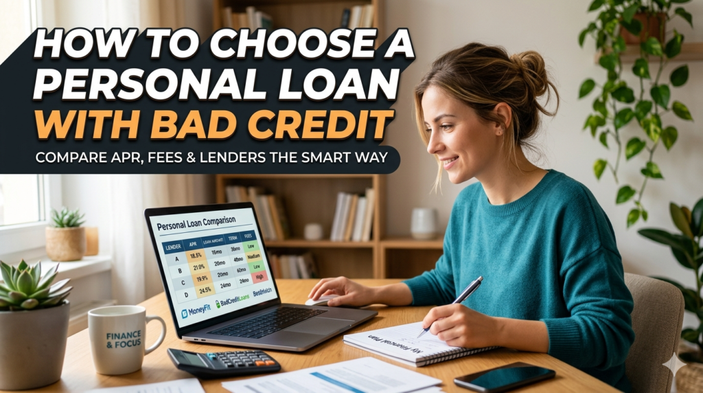 how to choose a personal loan with bad credit