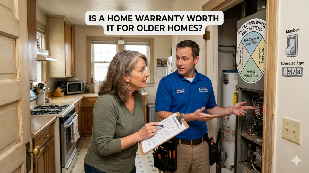 is a home warranty worth it for older homes
