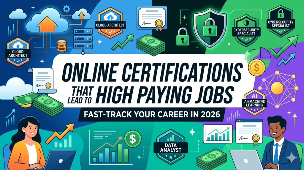 online certifications that lead to high paying jobs