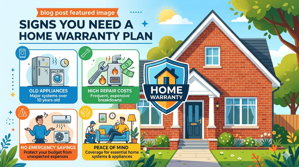 Spotted one of these signs you need a home warranty plan? Don't wait for an expensive breakdown. Here's how to know if it's the right move for your home.