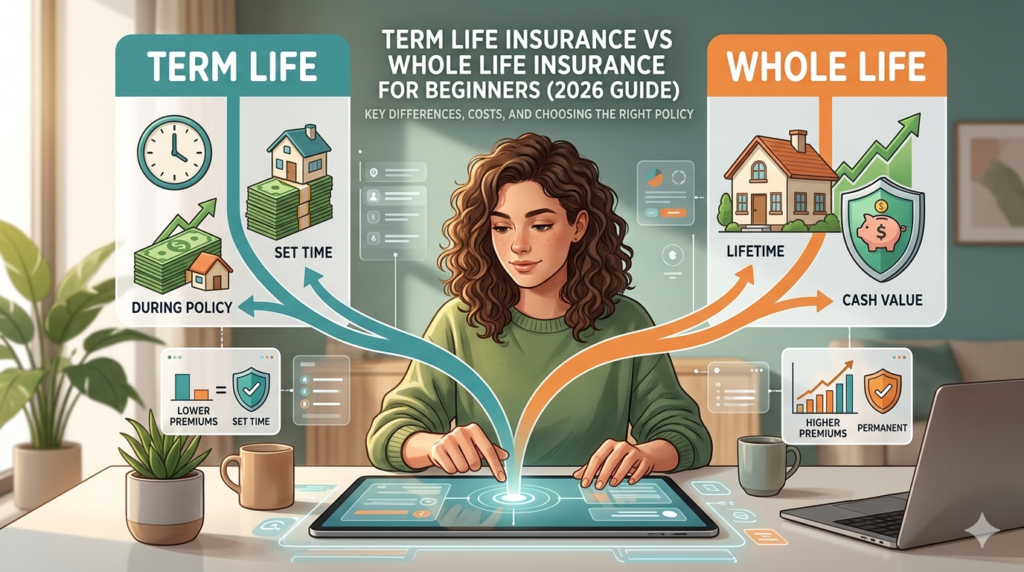 term life insurance vs whole life insurance for beginners